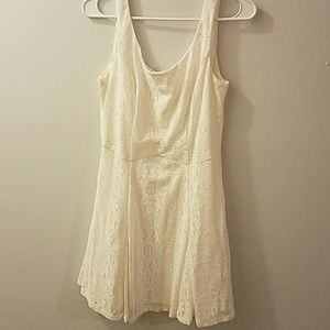 White lace dress